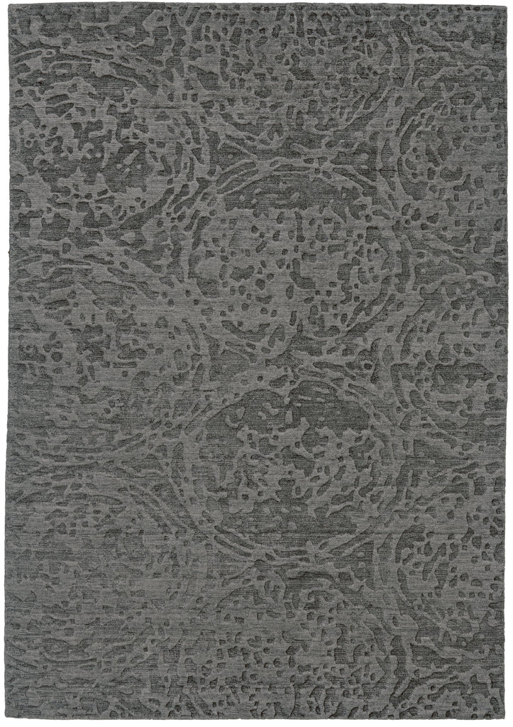 Leilani Modern Abstract Gray Area Rug (2' x 3')