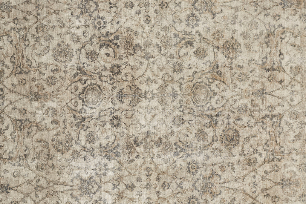 Ouray Traditional Oriental Brown Taupe Area Rug (9'6" x 13'6")