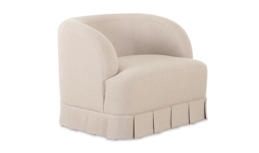 Maren Swivel Chair, Beige