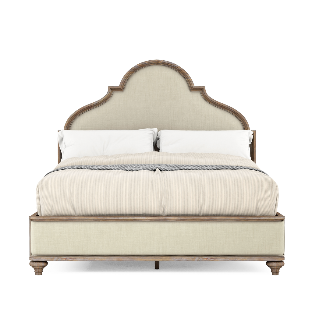 Architrave Upholstered Panel Bed