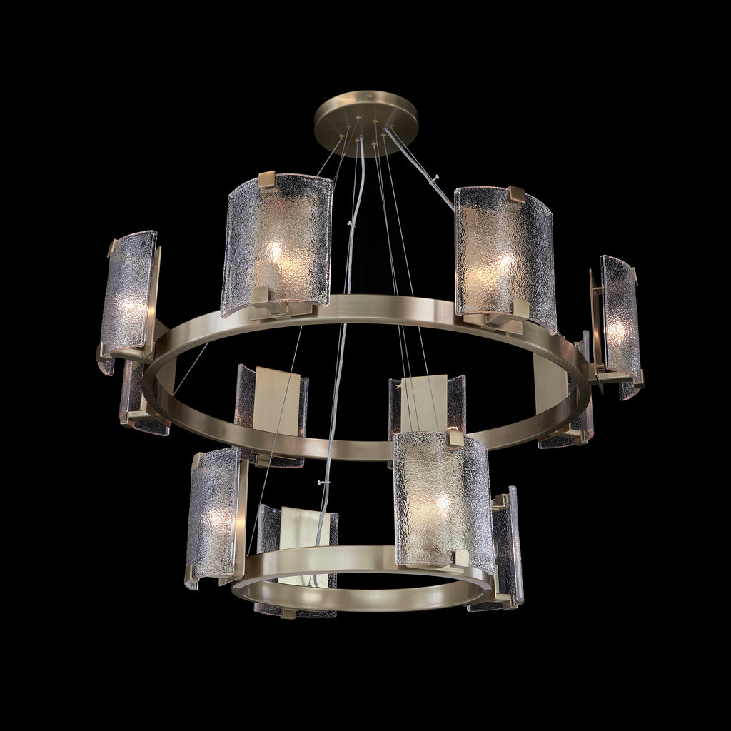 Claritas Twelve-Light Two-Tier Chandelier