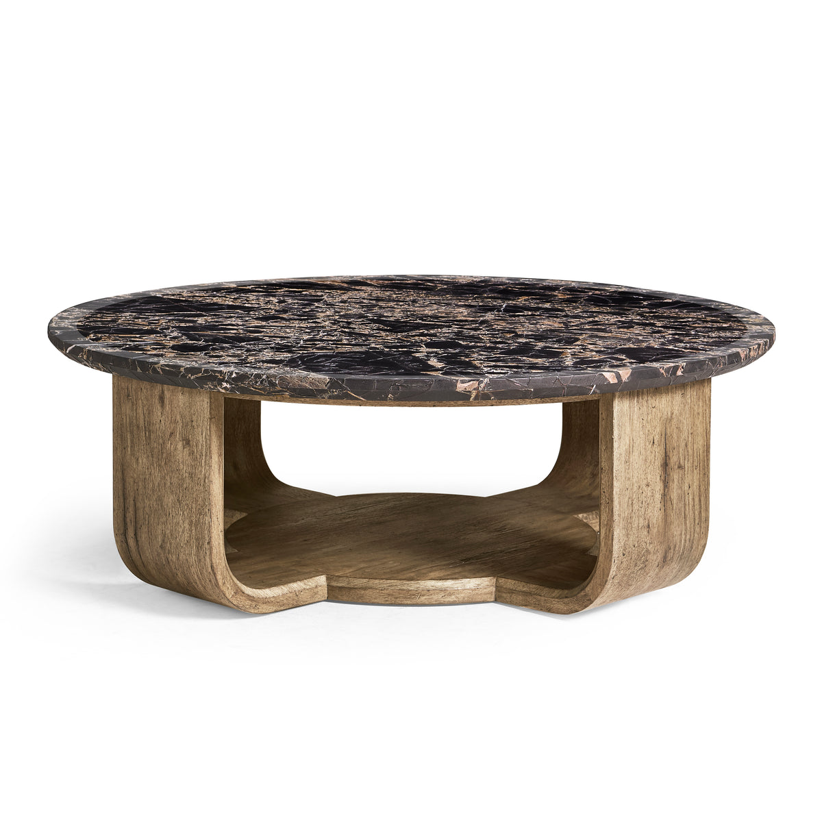 Stone Ridge Round Marble Cocktail Table