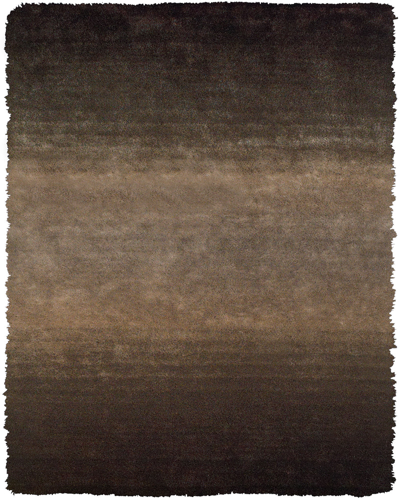 Indochine Modern Gradient Ombre Brown Area Rug (3'6" x 5'6")