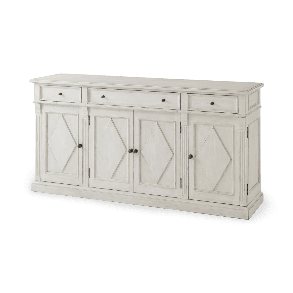 The Bordeaux Sideboard, Nora - White Finish