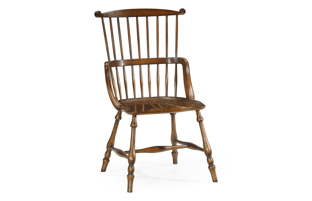 Casual Accents Walnut Windsor Armchair