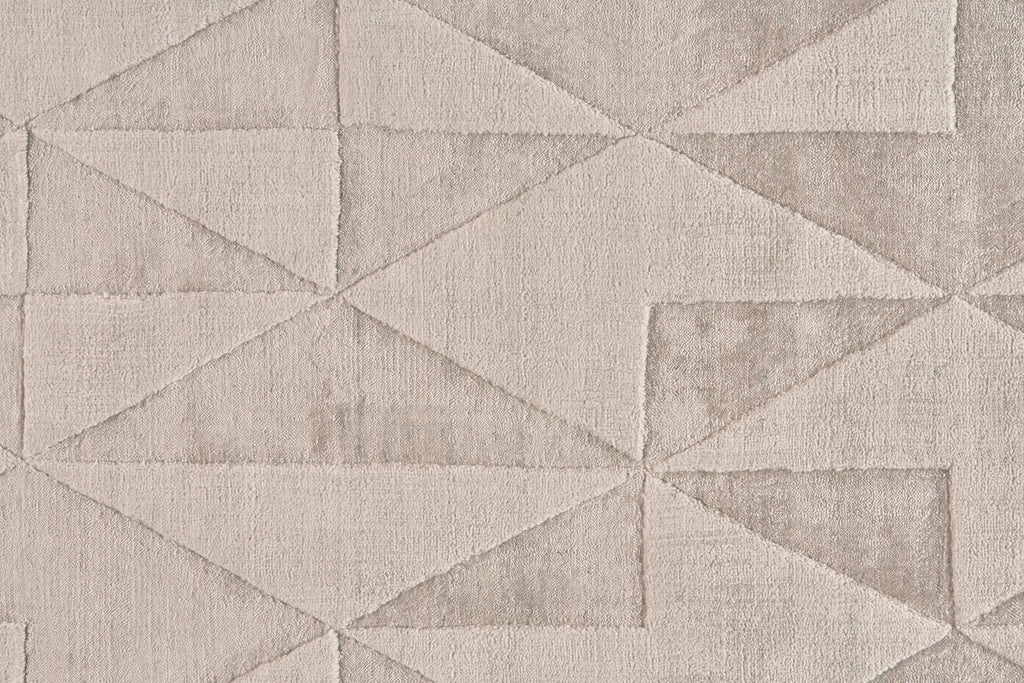 Gramercy Modern Geometric Taupe Area Rug (2' x 3')