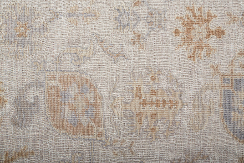 Wendover Transitional Oriental Ivory Tan Area Rug (9' x 12')