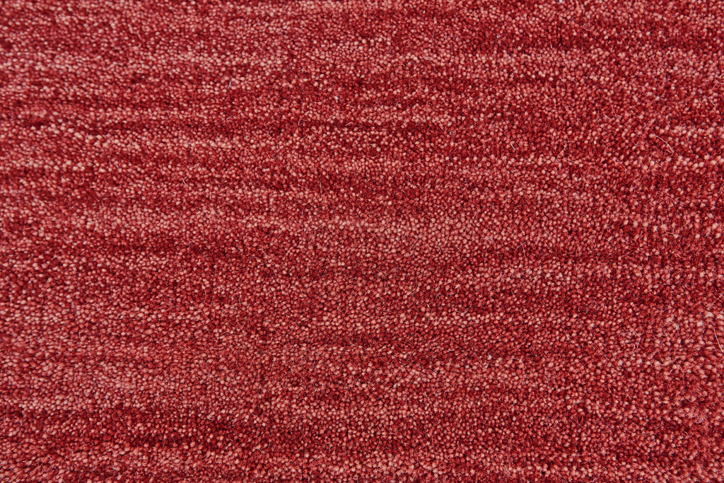 Luna Modern Solid Red Area Rug (3'6" x 5'6")