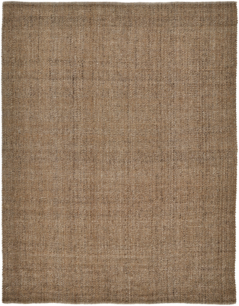 Naples Transitional Solid Brown Area Rug (2' x 3')