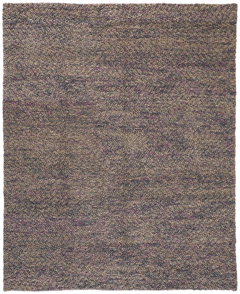 Berkeley Transitional Abstract Purple Taupe Gray Area Rug (9'6" x 13'6")