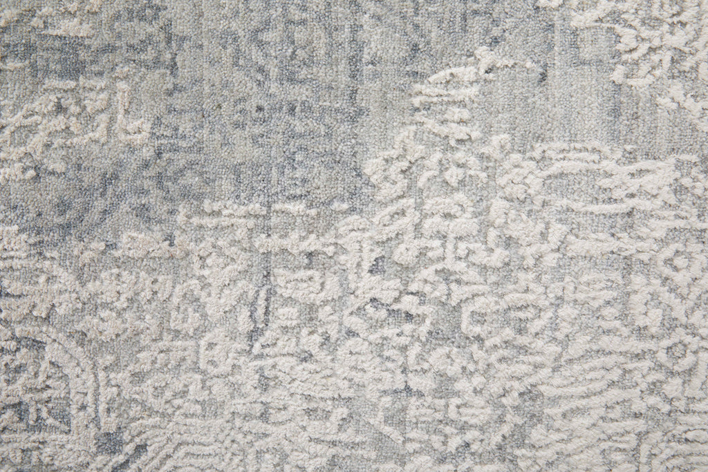 Eastfield Modern Abstract Silver Gray Area Rug (3' x 5')