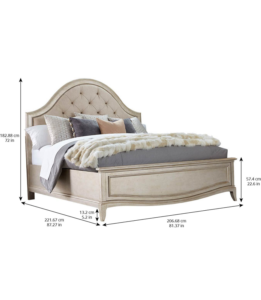 Starlite Upholstered Panel Bed