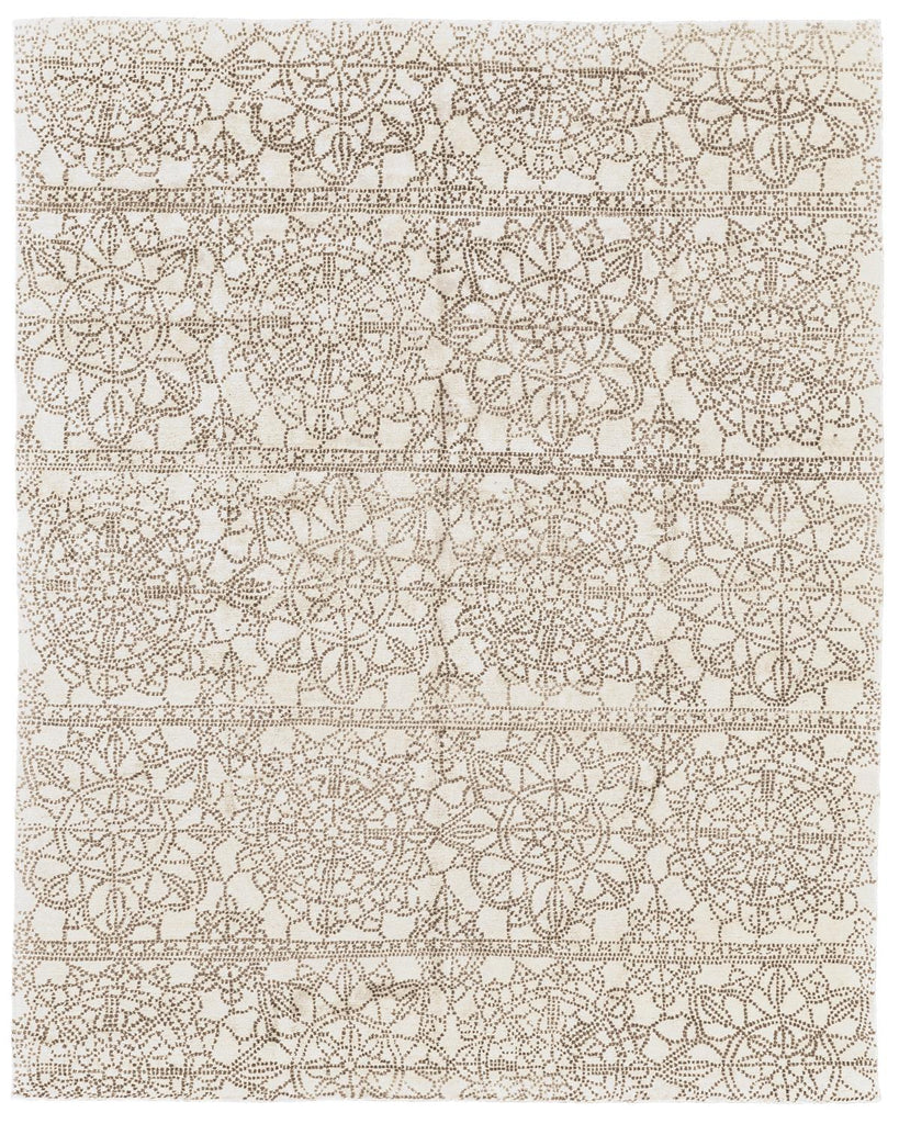 Olivier Transitional Floral Botanical Ivory Gray Area Rug (11'6" x 15')