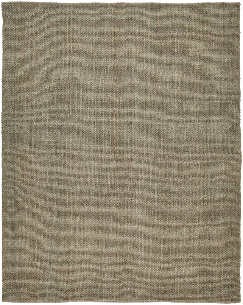 Naples Transitional Solid Green Tan Area Rug (2' x 3')