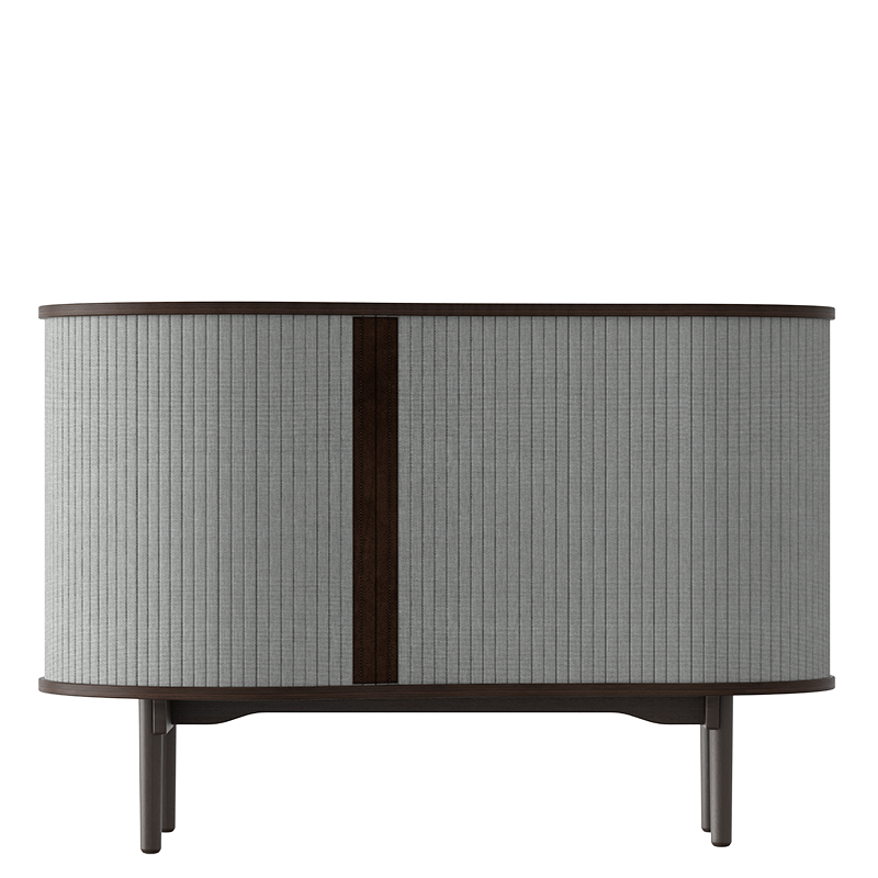 Audacious Cabinet, Dark Oak, Silver Grey