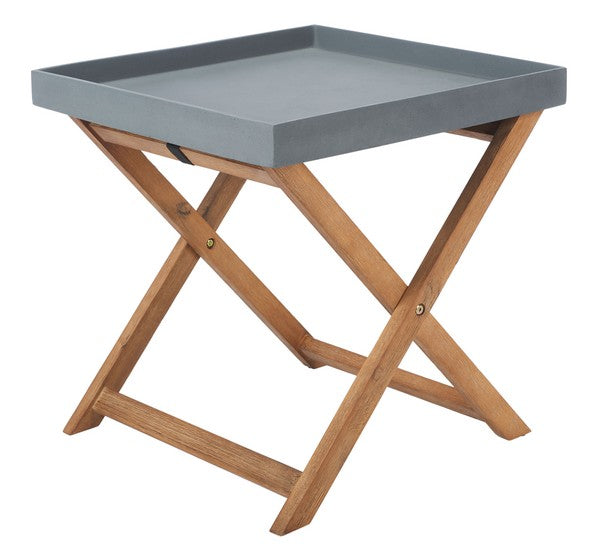 Brencia Side Table- Grey