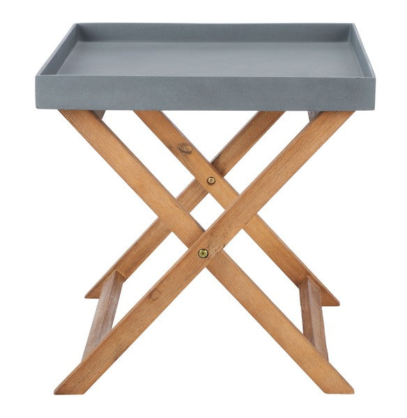 Brencia Side Table- Grey