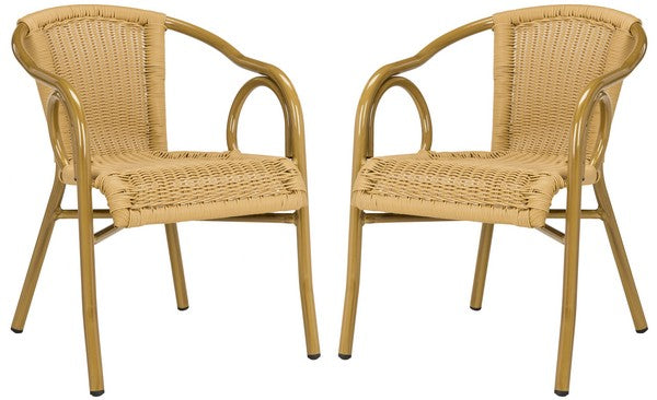 Dagny Arm Chair- Natural, Set of 2