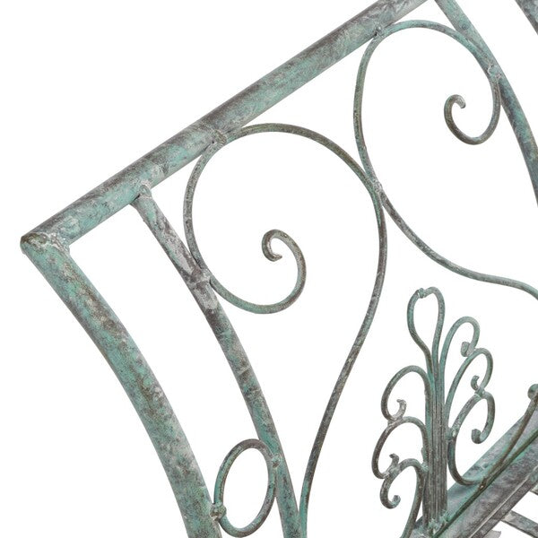 Adina Wrought Iron 51.25 Inch W Outdoor Garden Bench