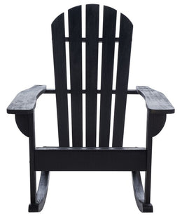 Brizio Adirondack Rocking Chair- Black