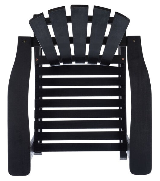 Brizio Adirondack Rocking Chair- Black