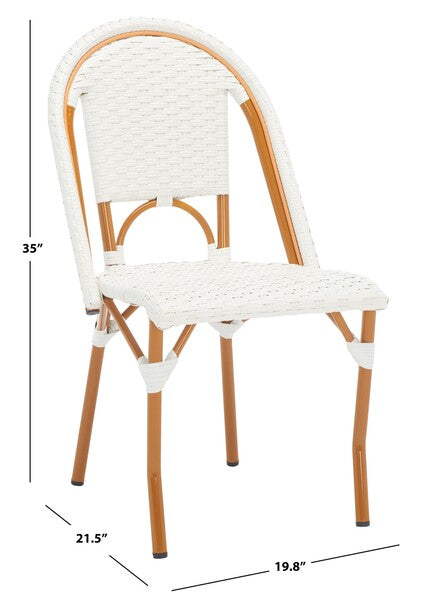 California Side Chair- White, Set of 2