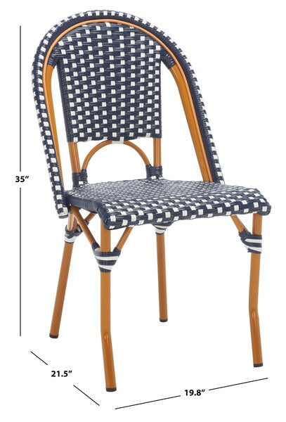 California Side Chair- Blue, Set of 2