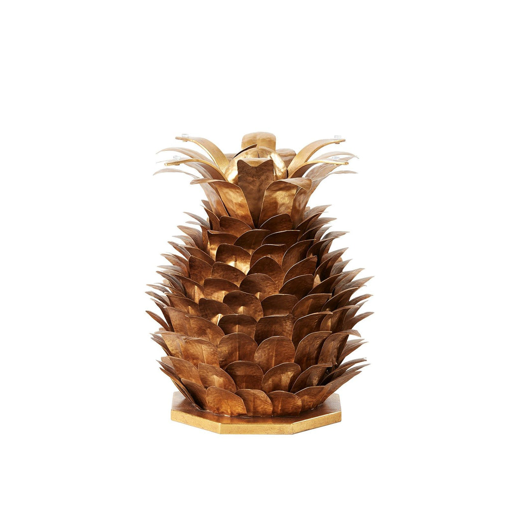 Pineapple Side Cocktail Table, Gold