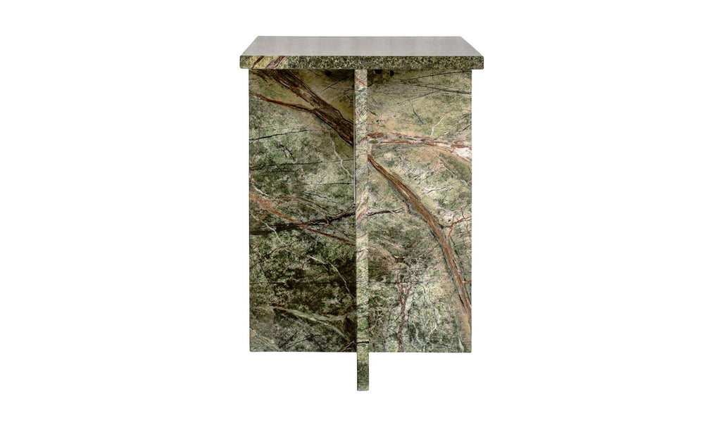 Blair Green Marble Accent Table