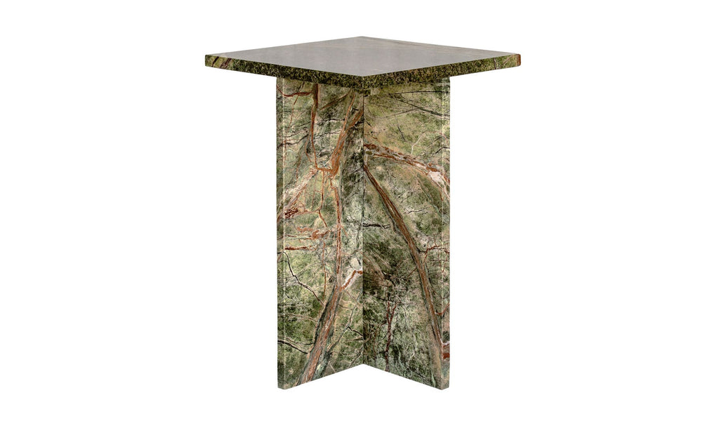 Blair Green Marble Accent Table