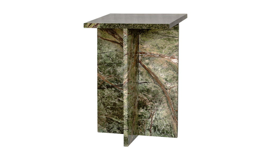 Blair Green Marble Accent Table