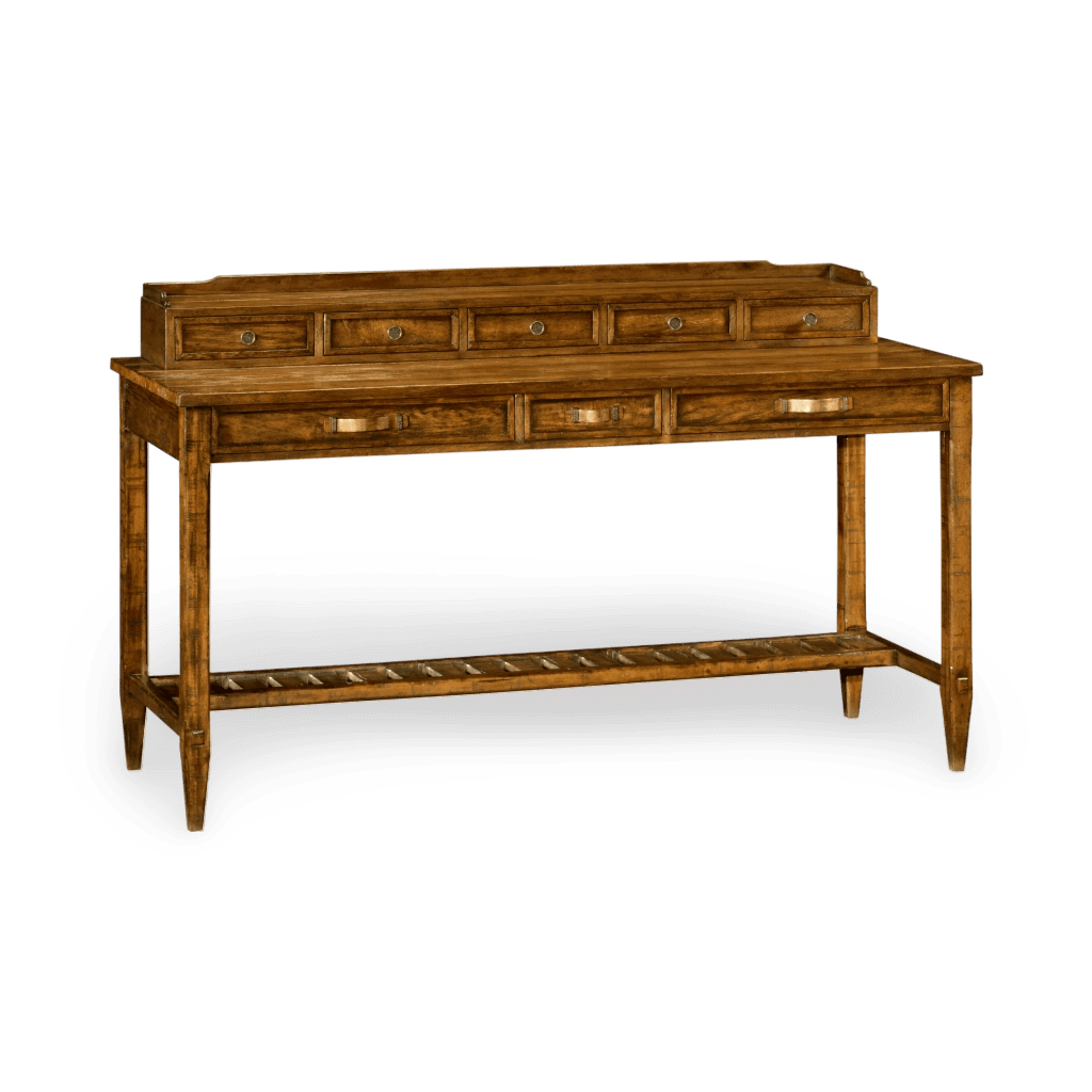 Casual Accents Country Walnut Accent Console