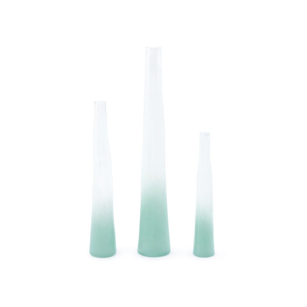 Primavera Set of 3 Vases - Caribbean Green