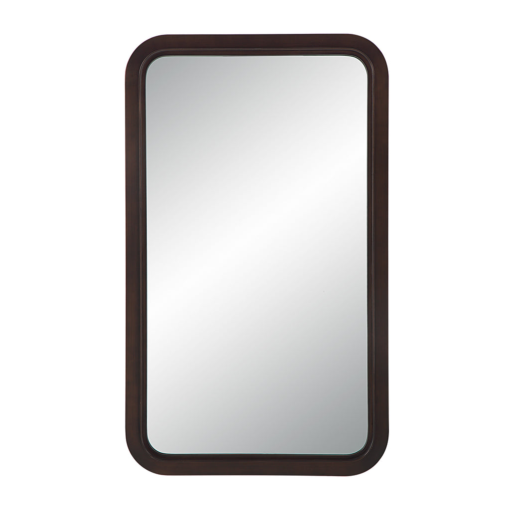 Almere 40" Tall Rectangular Mirror, Dark Antique Bronze