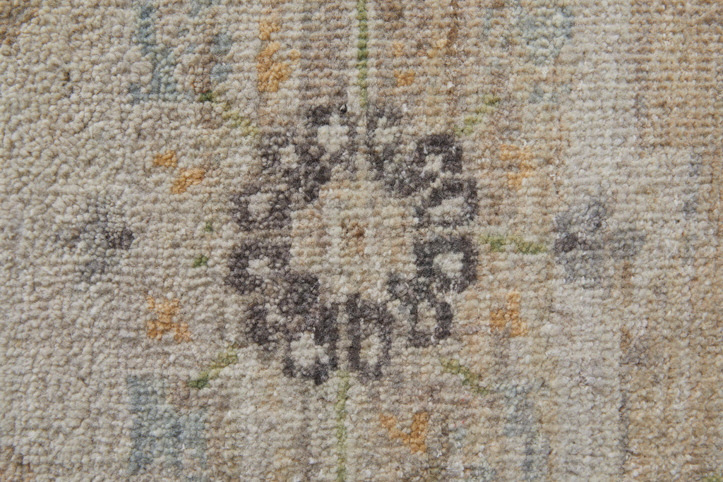 Rowen Transitional Floral Botanical Taupe Ivory Tan Area Rug (7'9" x 9'9")