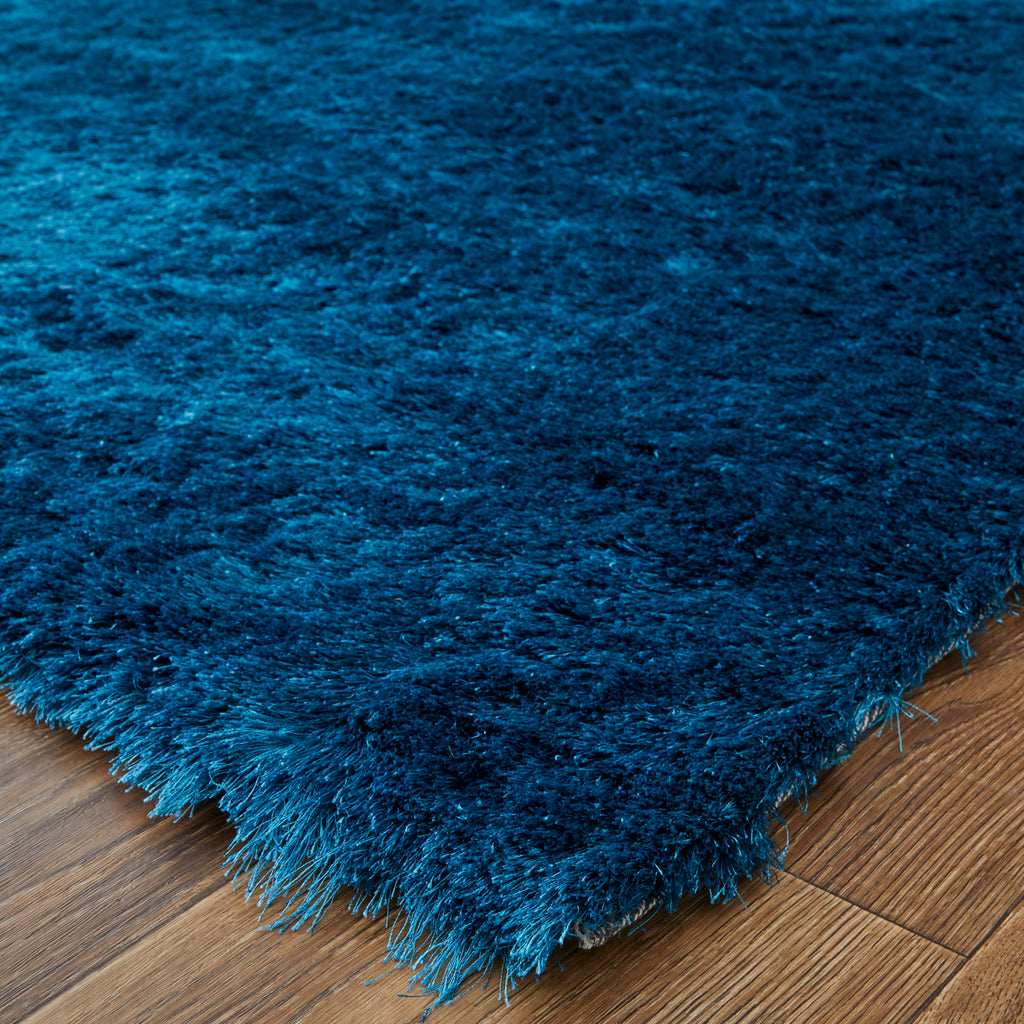 Indochine Modern Solid Blue Green Area Rug (10' x 10')