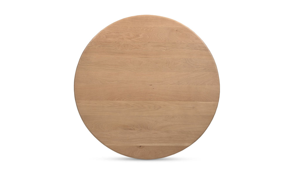 Treccia Round Coffee Table Oak