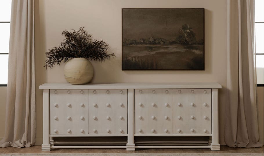 Clement Sideboard Whitewashed