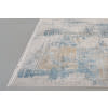 Cadiz Modern Abstract Blue Gray Gold Area Rug (12' x 18')