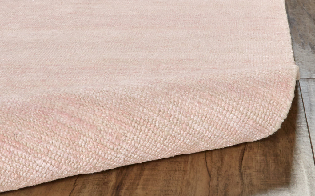 Burke Modern Abstract Pink Tan Area Rug (7'9" x 9'9")