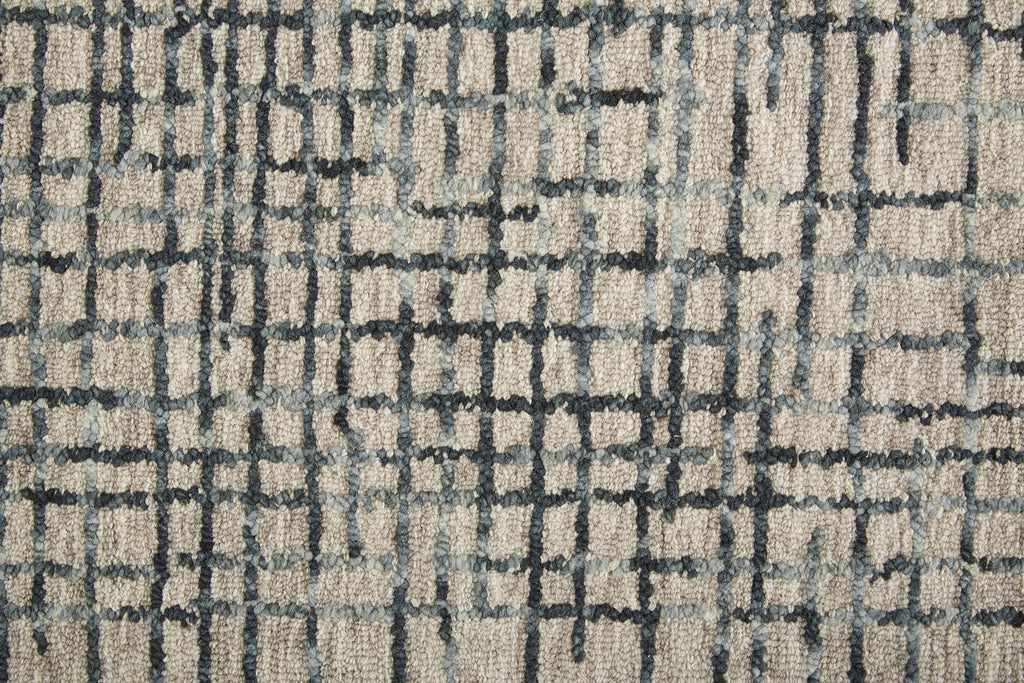 Maddox Transitional Abstract Gray Green Tan Area Rug (12' x 15')