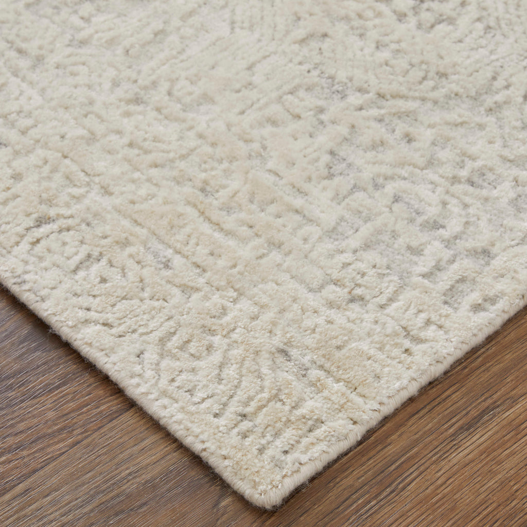 Eastfield Modern Abstract Ivory Area Rug (8' x 10' / Pattern 2)