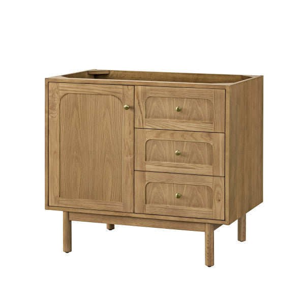 Laurent 36" Single Vanity Cabinet, Light Natural Oak