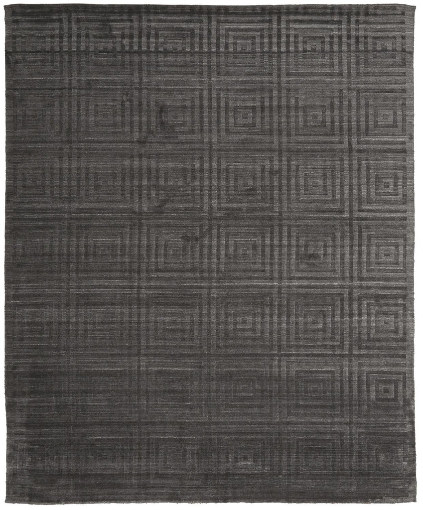 Gramercy Modern Geometric Gray Area Rug (5'6" x 8'6")