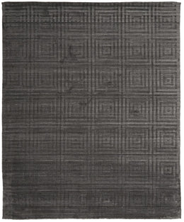 Gramercy Modern Geometric Gray Area Rug (2'6" x 8')