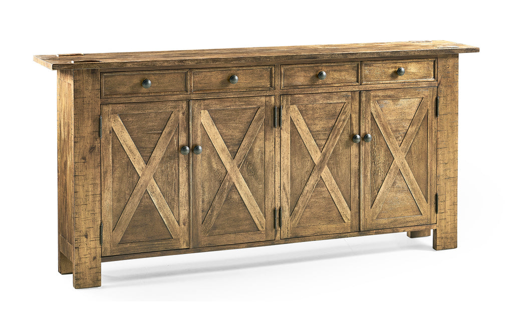 Casual Accents Medium Driftwood Narrow Credenza