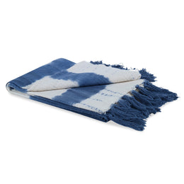 Sunset Cotton Throw Navy