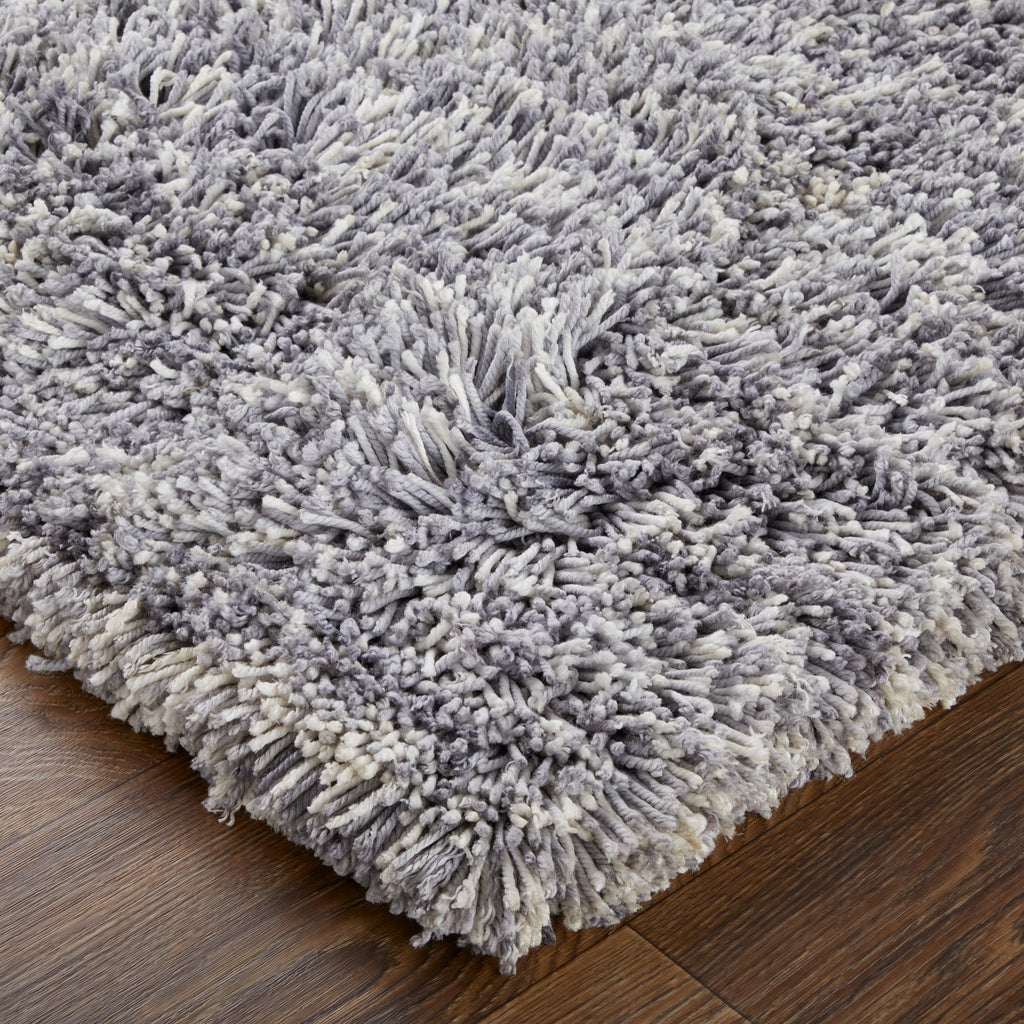 Stoneleigh Modern Solid Gray Silver Area Rug (5' x 8')