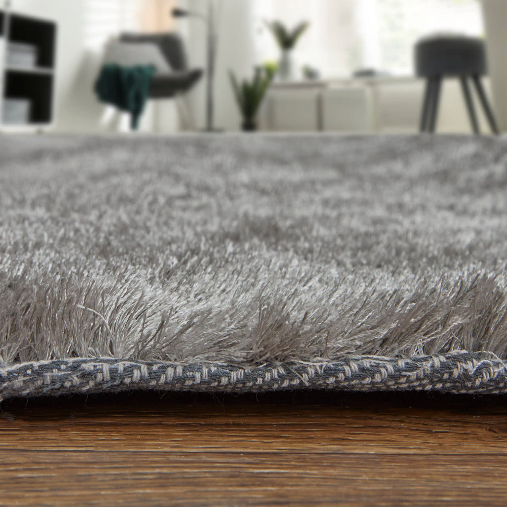 Indochine Modern Gradient Ombre Black Gray Area Rug (3'6" x 5'6")