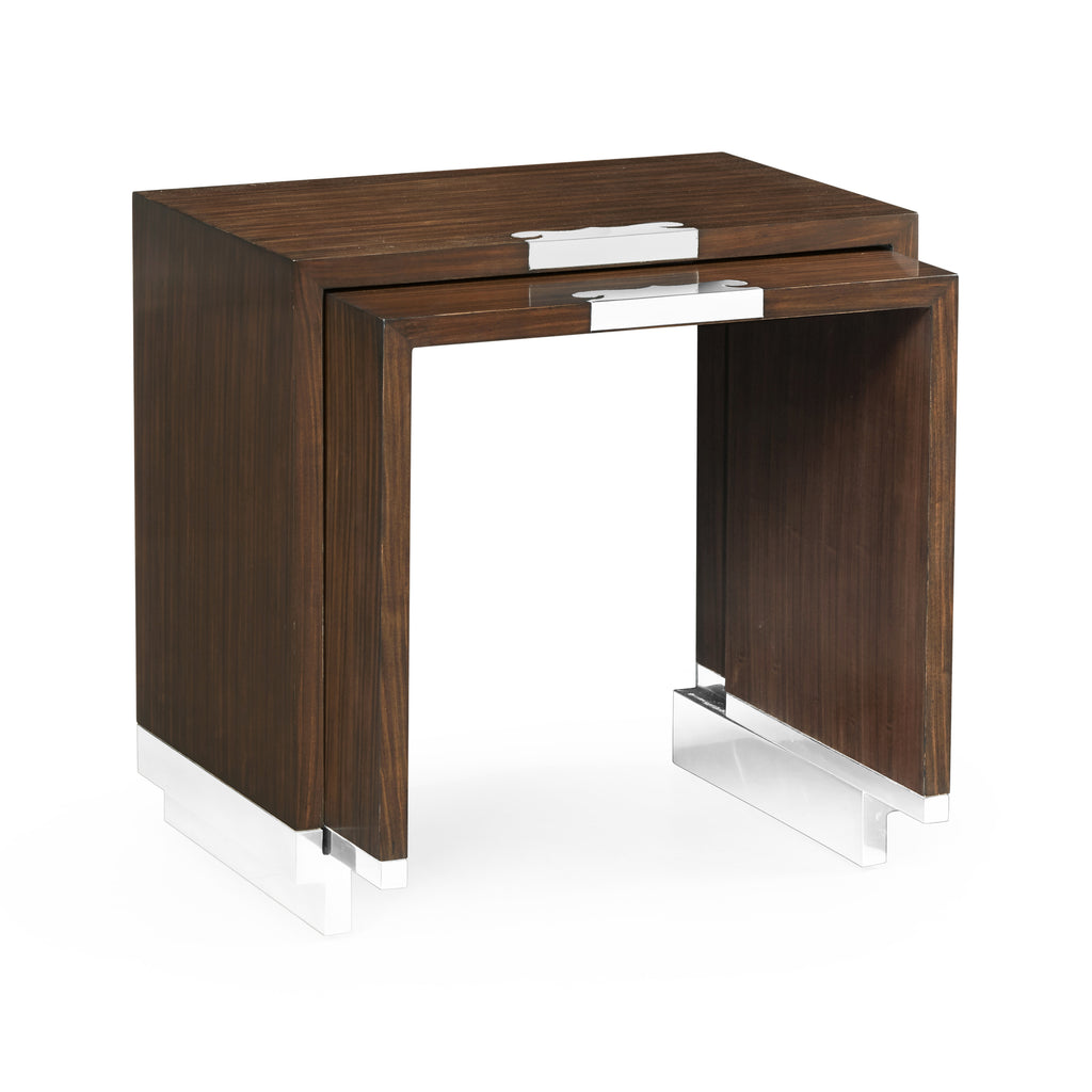 Campaign D.Santos Rosewood Nesting Tables